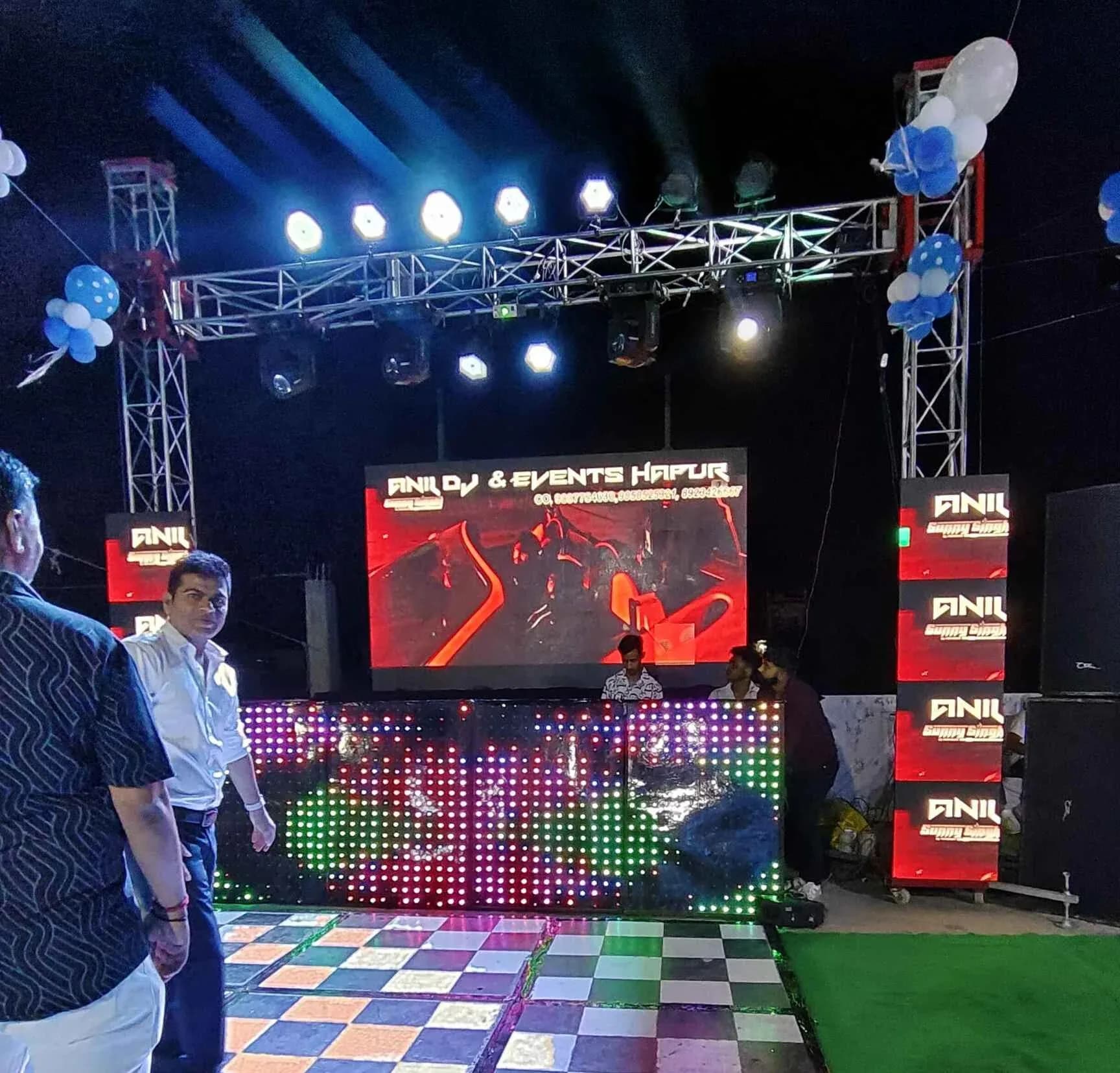 Luxury Event Stage by Anil DJ & Events in Hapur and Noida