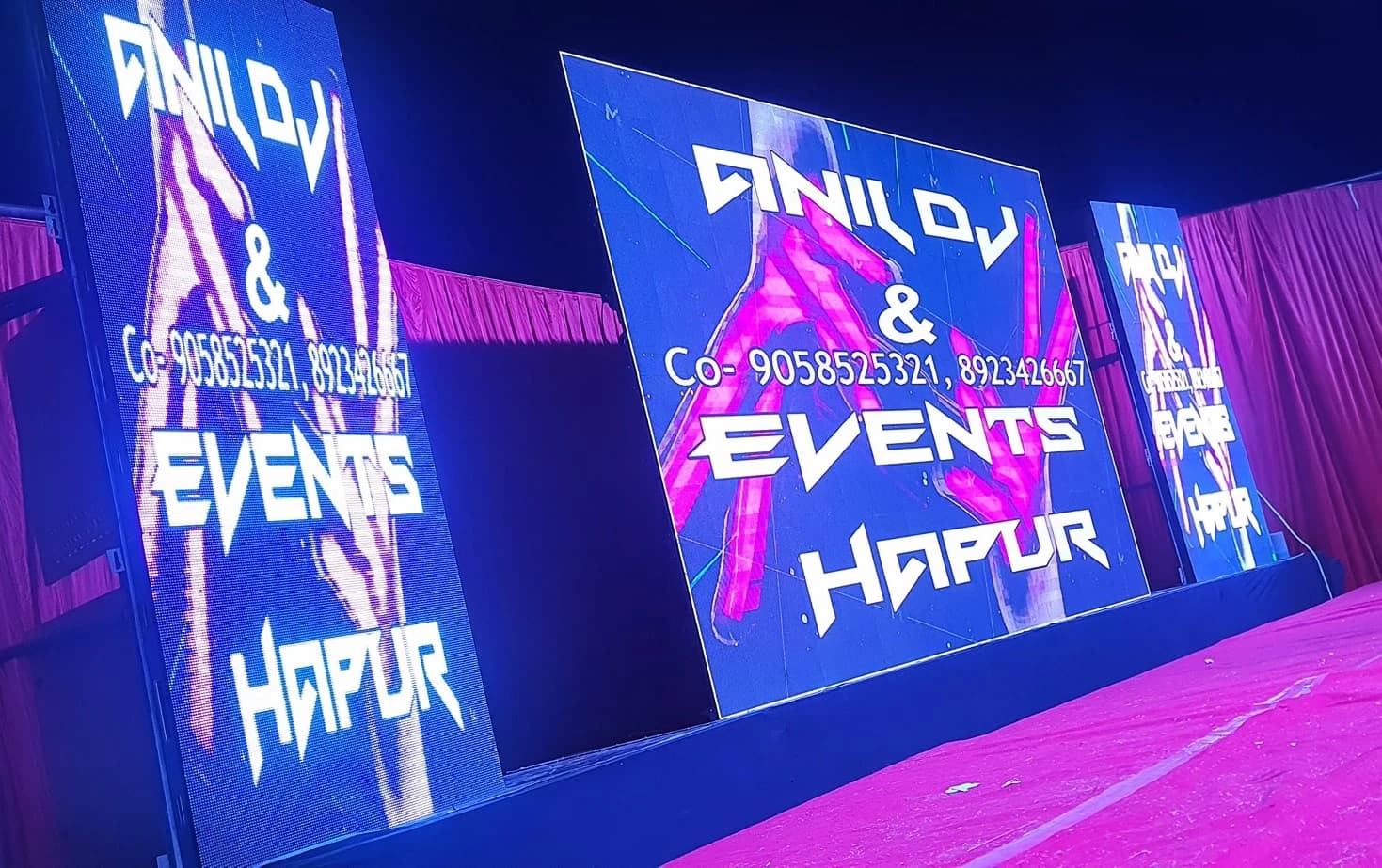 LED Wall Display Setup
